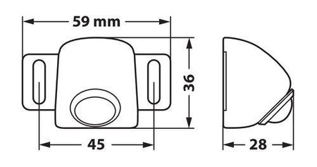 LAMPA wielofunkcyjny reflektor LED 12/30V