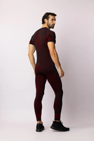 Koszulka termoaktywna z krótkim rękawem Spaio Breeze Black/Red