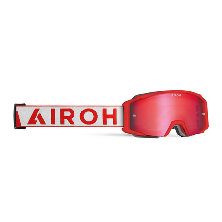 Gogle Airoh Blast XR1 Red Matt Szyba Red Mirrored