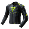Kurtka skórzana Rebelhorn Vandal 2 Black Grey Fluo Yellow