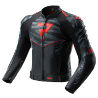 Black Grey Fluo Red