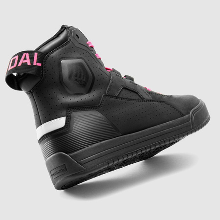 Buty motocyklowe Rebelhorn Vandal II Lady Black/Pink