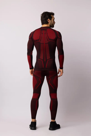 Koszulka termoaktywna Spaio Adrenaline z długim rękawem Black/Red
