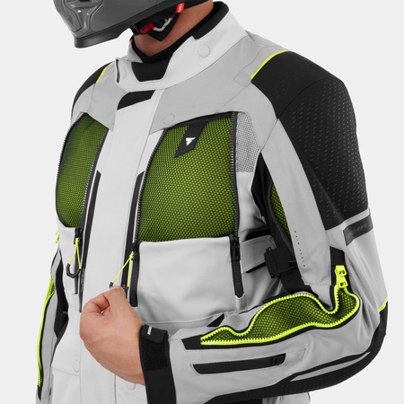 Kurtka motocyklowa Shima Hero 3.0 G2 Grey/Fluo