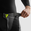 Spodnie motocyklowe Rebelhorn Inferno Black White Fluo Yellow