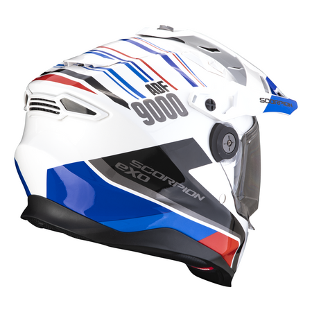 Kask Scorpion ADF-9000 Air Desert White Blue Red