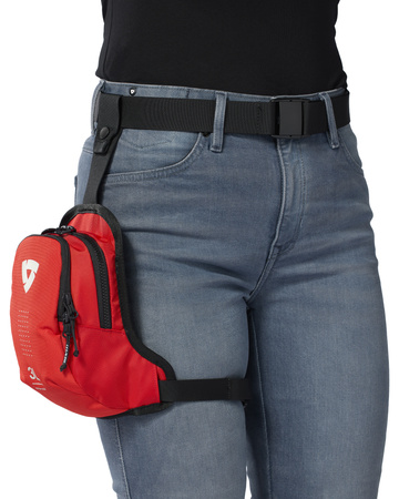 Motocyklowa torba na udo Rev'it! Node H2O 3L Red/Black