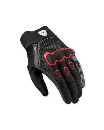 Rękawice Rev'it! Hyperspeed 3 Black-Neon Red