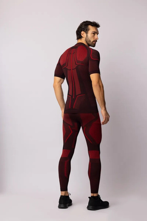 Spodnie termoaktywne Spaio Adrenaline Black/Red