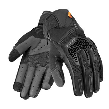 Rękawice motocyklowe Seca Gravel Black