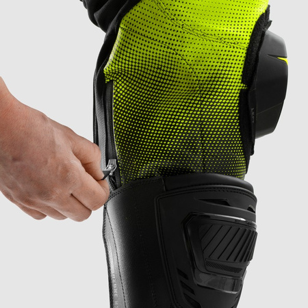 Spodnie motocyklowe Rebelhorn Inferno Black White Fluo Yellow