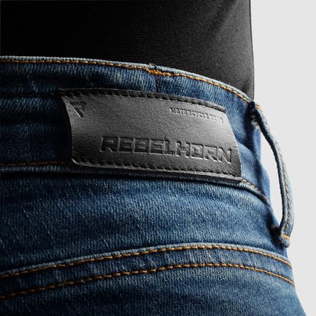Jeansy damskie Rebelhorn Classic Washed Blue Monolayer