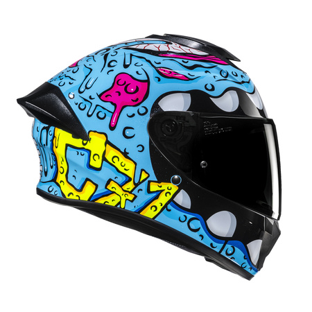 Kask motocyklowy HJC C71 Squeeze Blue/Yellow