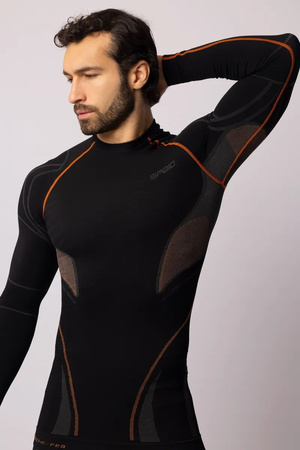 Koszulka termoaktywna Spaio Extreme Pro Black/Orange
