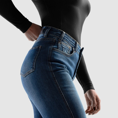 Jeansy damskie Rebelhorn Classic Washed Blue Monolayer