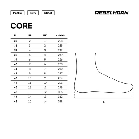 Buty motocyklowe Rebelhorn Core Black