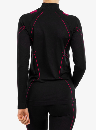 Bluza damska Brubeck Cooler amarantowy
