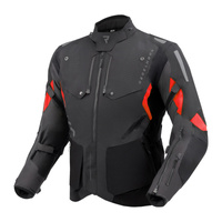 Black Dark Grey Red