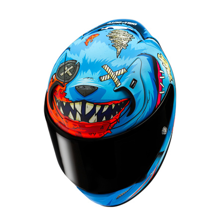 Kask motocyklowy HJC RPHA 12 Mister Peeks Cod Blue Red