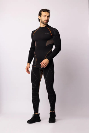 Koszulka termoaktywna Spaio Extreme Pro Black/Orange
