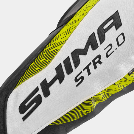 Spodnie motocyklowe Shima STR 2.0 żółty fluo