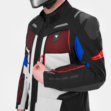 Kurtka motocyklowa Shima Dune 2.0 G2 Grey/Blue