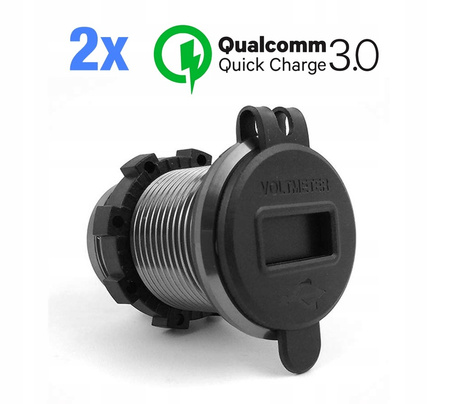 FREEDCONN MC3084G gniazdo zapalczniczki USB
