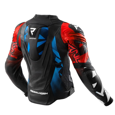 Kurtka motocyklowa Rebelhorn Inferno Black Blue White Red