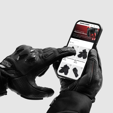 Rękawice Rebelhorn Defender Black