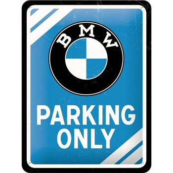 Tabliczka metalowa 15x20 BMW Parking Only