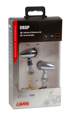 LAMPA Drop kierunkowskazy chrom