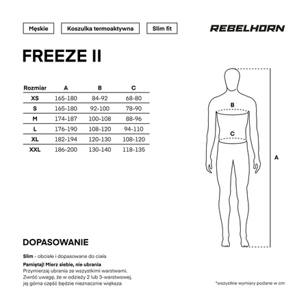 Bluza termoaktywna Rebelhorn Freeze II Black