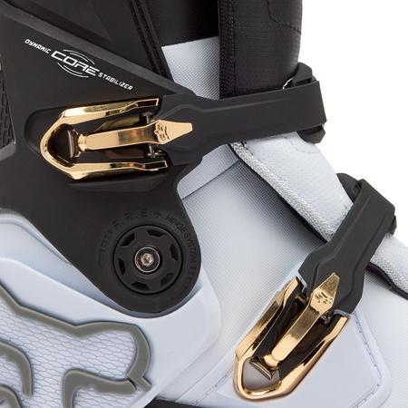Buty motocyklowe Fox Instinct White/Black/Grey (MX25)