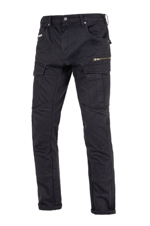 Jeansy motocyklowe John Doe Defender Mono Black Unisex AAA