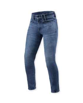 Jeansy motocyklowe Rev'it! Piston 3 Skinny Medium Blue Used