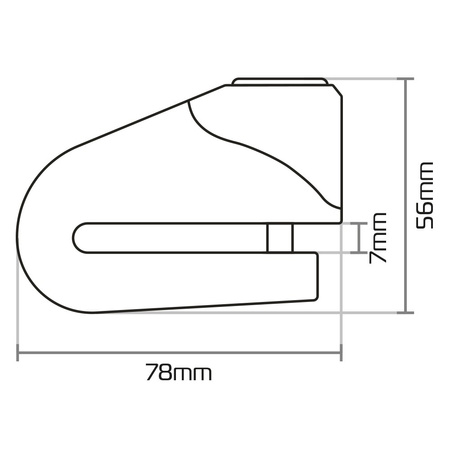 Blokada tarczy hamulcowej OXFORD Quartz XD10 LK209