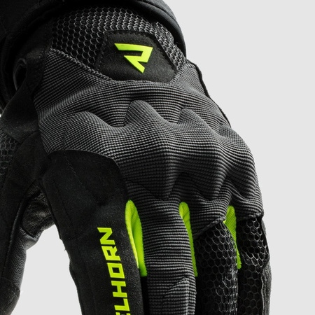 Rękawice Rebelhorn Core Black Grey Fluo Yellow