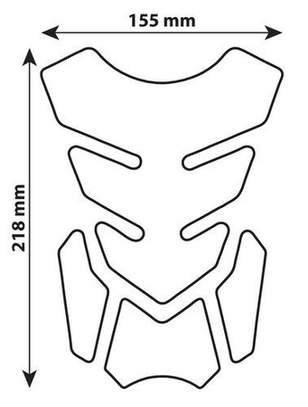 LAMPA Pro-Tank X2 tank pad Carbon