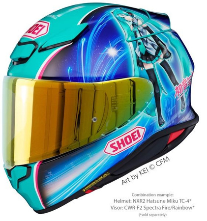 Kask Shoei NXR 2 Hatsune Miku TC-4
