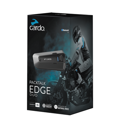 Interkom Cardo Packtalk Edge Duo JBL zestaw na 2 kaski