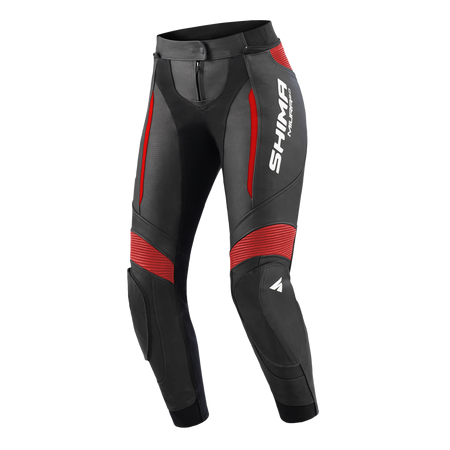 Spodnie motocyklowe Shima Miura 2.0 Lady czarny/czerwony