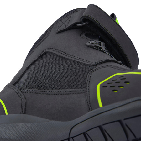 Buty motocyklowe Rebelhorn Spark II Black/Fluo Yellow