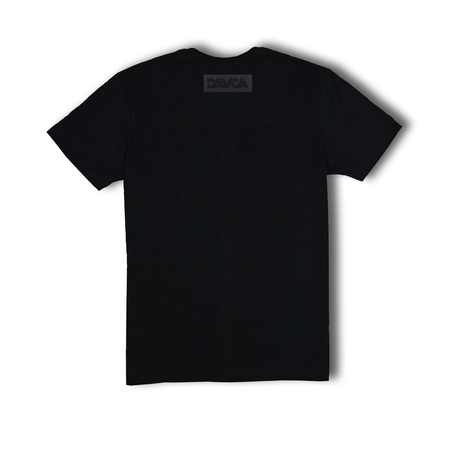 T-shirt DAVCA Matt Black logo