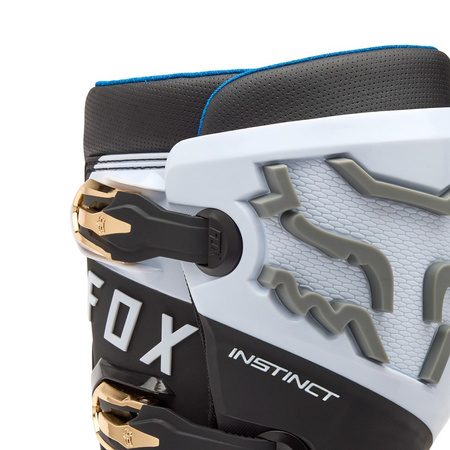 Buty motocyklowe Fox Instinct White/Black/Grey (MX25)