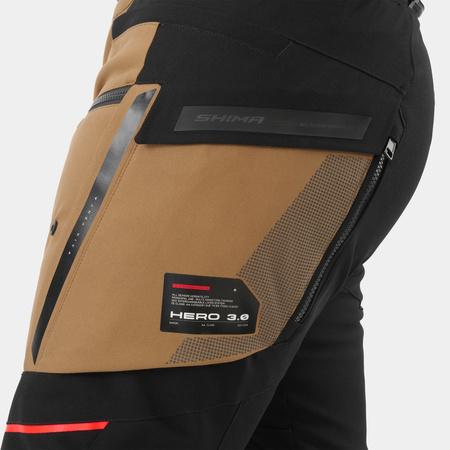 Spodnie motocyklowe Shima Hero 3.0 G2 Brown