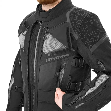 Kurtka motocyklowa Shima Tracker Black