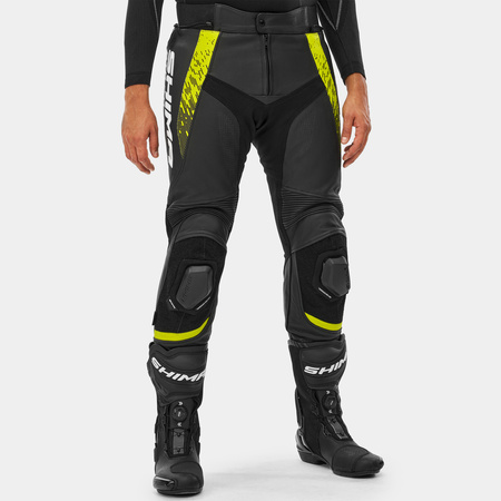 Spodnie motocyklowe Shima STR 2.0 Czarny Fluo