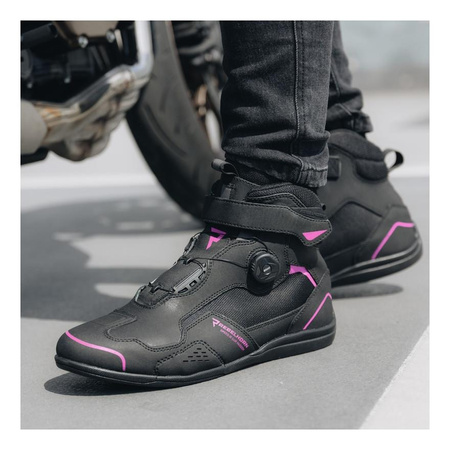 Buty motocyklowe Rebelhorn Spark II Lady Black/Pink