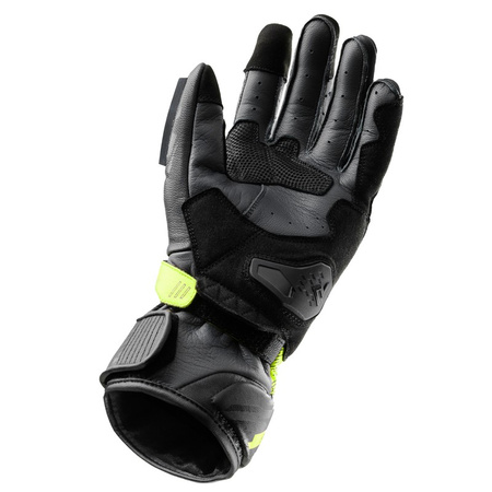 Rękawice Rebelhorn Viper Black/Grey/Fluo Yellow