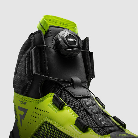 Buty motocyklowe Rebelhorn Core Black/Fluo Yellow
